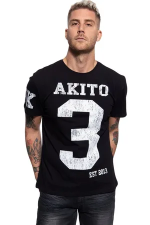 Akito tanaka T-Shirt Number (1-tlg) mit Print in der Front und auf dem Ärmel - Verkäufer: Deinetrends