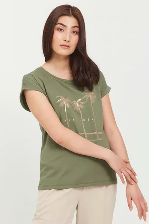 B YOUNG T-Shirt BYSAMIA PALM TSHIRT - 20810061 T-Shirt mit Print - Verkäufer: meinemarkenmode