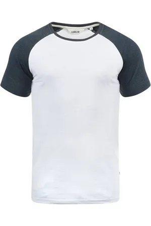 Solid Rundhalsshirt SDBastian Kurzarmshirt im Baseball-Look - Verkäufer: meinemarkenmode