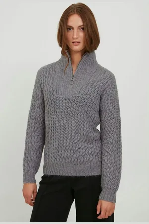 B YOUNG Strickpullover BYMOLIN JUMPER - 20810486 Strickpullover mit Troyer-Kragen - Verkäufer: meinemarkenmode