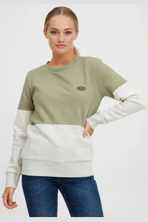 Oxmo Sweatshirt OXTrine modisches Sweatshirt im Colorblock-Design - Verkäufer: meinemarkenmode