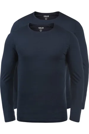 Solid Rundhalsshirt SDBasal Langarmshirts im 2er-Pack - Verkäufer: meinemarkenmode
