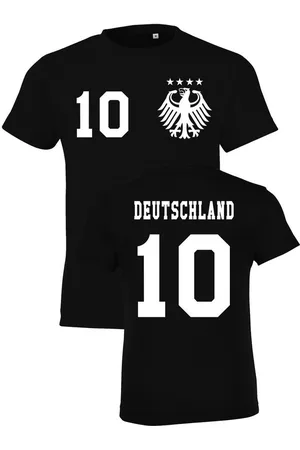Youth Designz T-Shirt Deutschland Kinder T-Shirt im Fußball Trikot Look EM 2024 mit trendigem Motiv - Verkäufer: EmDa Trading GmbH