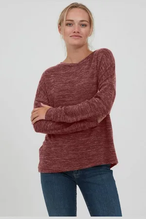 Oxmo Sweatshirt OXBenta Melierter Sweatpullover - Verkäufer: meinemarkenmode