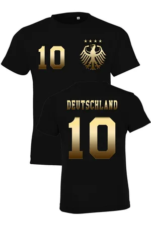 Youth Designz T-Shirt Deutschland Kinder T-Shirt im Fußball Trikot Look EM 2024 mit trendigem Motiv - Verkäufer: EmDa Trading GmbH