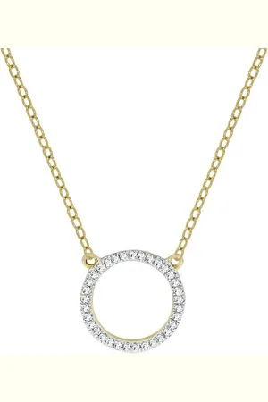 vivance collection Kette mit Anhänger 375 Gelbgold zweifarbig