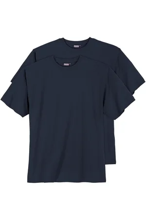 Adamo Rundhalsshirt Übergrößen 2er Pack T-Shirt dunkelblau Fashion - Verkäufer: bigtex