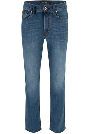 Otto Kern 5-Pocket-Jeans JOHN medium blue used buffies 67149 6960.6824 - Verkäufer: Jeans-Manufaktur