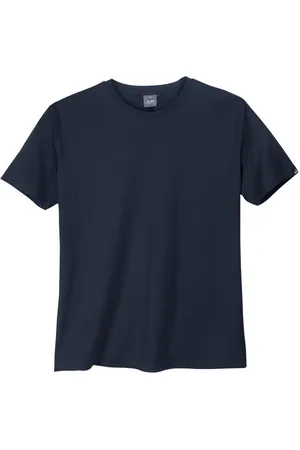Ahorn Rundhalsshirt Ahorn Basic Rundhals T-Shirt dunkelblau Übergrößen - Verkäufer: bigtex