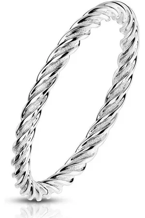 Bungsa Fingerring Ring in gedrehter Optik verschiedene Farben aus Edelstahl Unisex (Ring, 1-tlg), Frauen Mädchen - Verkäufer: