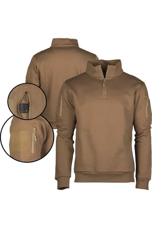Mil-tec Strickpullover Militär Tactical Sweatshirt mit Zipper - Verkäufer: Bundeswehr und mehr