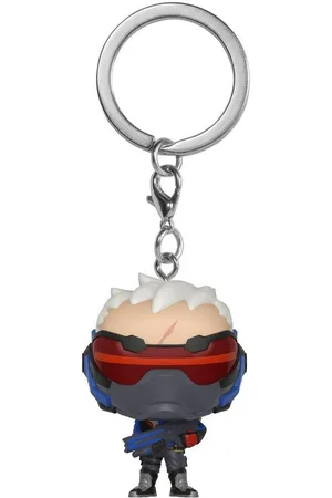 FUNKO Schlüsselanhänger Soldier 76 Pocket POP! Schlüsselanhänger, Angetreten! John Francis 