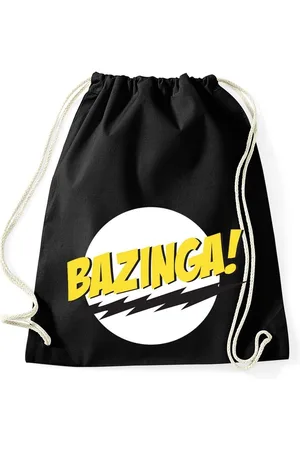 Youth Designz Turnbeutel Bazinga Baumwoll Tasche Turnbeutel, mit modischem Print - Verkäufer: EmDa Trading GmbH