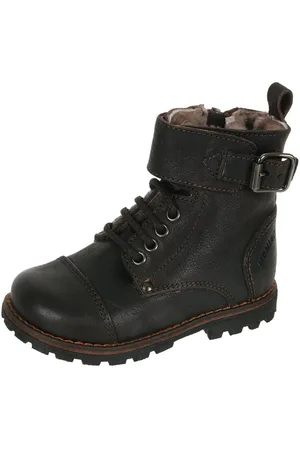 Momino 6407M Kinder Boots Stiefeletten Leder Lammfell Schnürstiefelette - Verkäufer: Alex und Elis Kinderschuhe