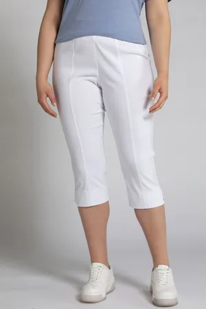 Ulla Popken Funktionshose Bengalin-Capri hochelastisch knitterarm Gummibund - Verkäufer: Popken Fashion Group