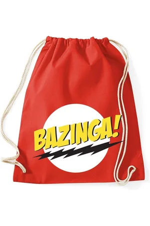 Youth Designz Turnbeutel Bazinga Baumwoll Tasche Turnbeutel, mit modischem Print - Verkäufer: EmDa Trading GmbH