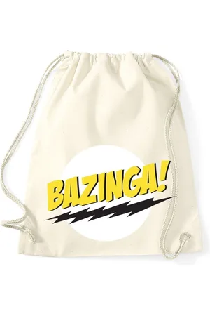 Youth Designz Turnbeutel Bazinga Baumwoll Tasche Turnbeutel, mit modischem Print - Verkäufer: EmDa Trading GmbH