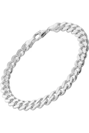 trendor Gliederarmband für Männer 925 Silber Panzerkette Massiv Breite 8,2 mm - Verkäufer: uhrcenter