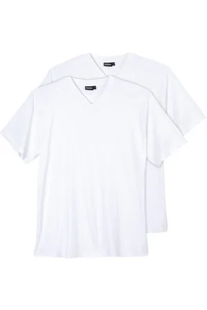 Adamo V-Shirt 2er Pack V-Neck T-Shirt Übergröße - Verkäufer: bigtex