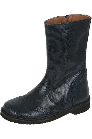Bisgaard Boots 50917 snakeblau Stiefel Budapester Muster Schnürstiefelette - Verkäufer: Alex und Elis Kinderschuhe