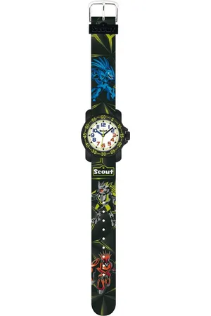 Scout Quarzuhr Action Boys, 280376041, Armbanduhr, Kinderuhr, Lernuhr, Geschenkidee,Schulanfang,Jungen,Aktion