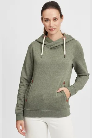 Oxmo Hoodie OXVicky Hood Kapuzenpullover mit Cross-Over Kragen - Verkäufer: meinemarkenmode