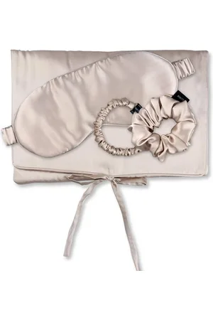 Ailoria Haargummi TRAVEL SET Tasche, Schlafmaske, Scrunchie S &, Luxuriöses Reise-Set - Verkäufer: Lifestyle Delights