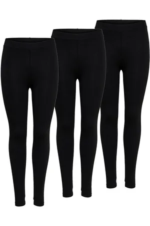 ONLY Leggings 3er Pack Leggings Damen Freizeit Sport Fitness 15248499 cottons-store