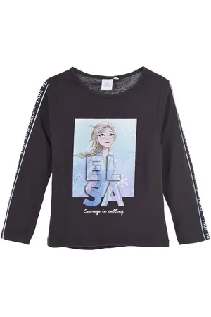 Disney Langarmshirt Eiskönigin Anna & Elsa Kinder Mädchen Oberteil Langarm Shirt - Verkäufer: Yuhu Trading GmbH