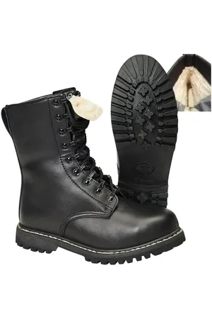 Brandit Kampfstiefel mit Innenfutter und Stahlkappe Stiefel Rutschfest - Verkäufer: Bundeswehr und mehr