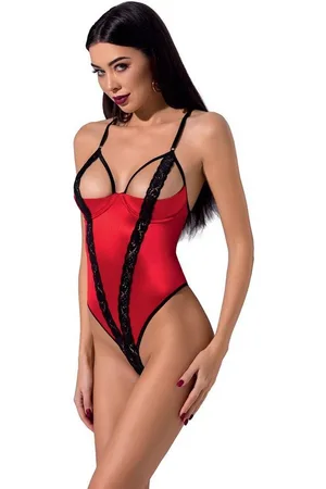 Passion Fusion Body Body Femmina schwarz ouvert mit Bügeln rückenfrei - Verkäufer: Andalous Dessous