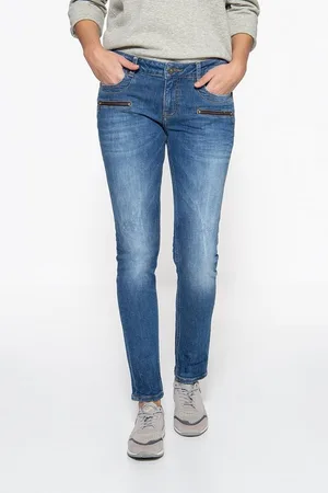 ATT Slim-fit-Jeans Lindsey (1-tlg) mit Zier-Reißverschlüssen - Verkäufer: Deinetrends