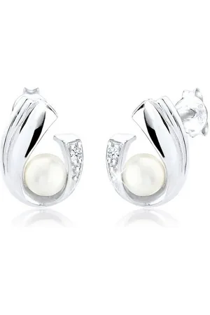 Elli DIAMONDS Paar Ohrstecker Diamant Brillantschliff (0.03 ct) 925 Sterling Silber - Verkäufer: JULIE & GRACE GmbH
