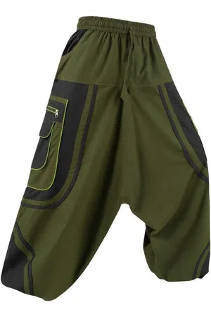 Kunst und Magie Haremshose Unisex Orientalische Haremshose Goa Hose Pluderhose Cargo Damen Herren - Verkäufer: