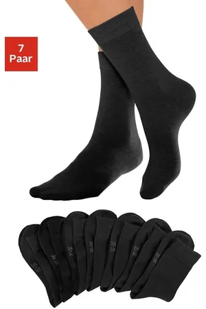 Lavana Basicsocken (Packung, 7-Paar) mit druckfreiem Bündchen