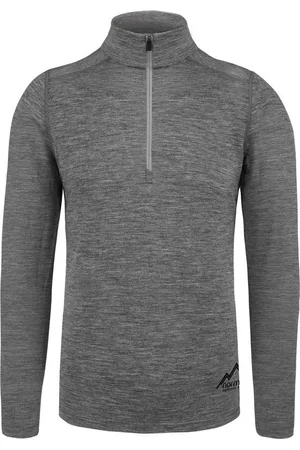 Normani Langarmshirt Herren Merino Langarm mit 1/4 Zipper Canberra Merino Winter Outdoor Ski Pullover - Aus Merinowolle - Verkäufer: