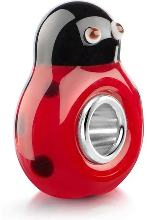 Materia Bead 3D Marienkäfer Schwarz Rot 1528, Hülse aus 925 Sterling Silber - Verkäufer: Schmuck