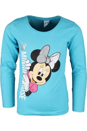 Disney Langarmshirt Minnie Maus Kinder Mädchen langarm Shirt Gr. 104-134, 100% Baumwolle - Verkäufer: WS-Trend