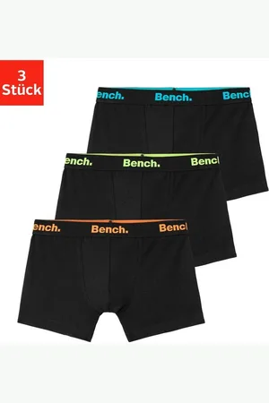 Bench Boxer Boxershorts für Jungen (Packung, 3-St) mit Logo-Webbund