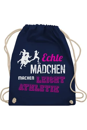 Shirtracer Turnbeutel Echte Mädchen machen Leichtathletik, Sport Zubehör - Verkäufer: