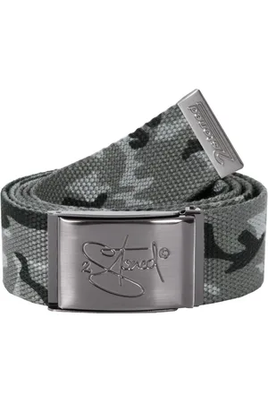 2Stoned Koppelgürtel Canvas Belt Camouflage, Schnalle Matt Classic, 4 cm breit, 120 cm lang individuell kürzbar - Verkäufer: Shop