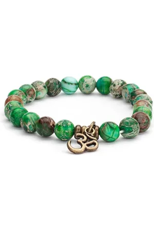 BODHI Perlenarmband Mala Armband mit grüner Imperial, Modeschmuck M - Verkäufer: Bodynova GmbH