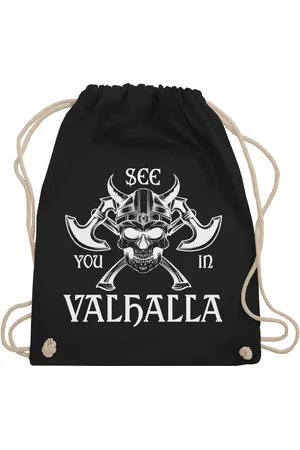Shirtracer Turnbeutel See you in Valhalla, Wikinger & Walhalla Herren - Verkäufer:
