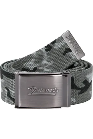 2Stoned Koppelgürtel Canvas Belt Camouflage, Schnalle Matt SPEED, 4 cm breit, 120 cm lang individuell kürzbar - Verkäufer: Shop