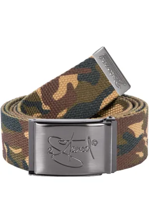 2Stoned Koppelgürtel Canvas Belt Camouflage, Schnalle Matt Classic, 4 cm breit, 120 cm lang individuell kürzbar - Verkäufer: Shop