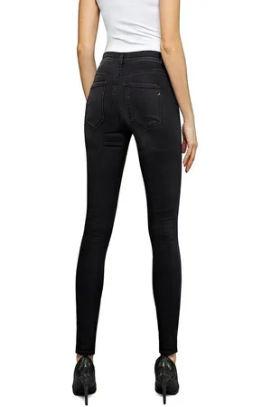 Replay Skinny-fit-Jeans Luzien-White Shades in cooler Used-Waschung