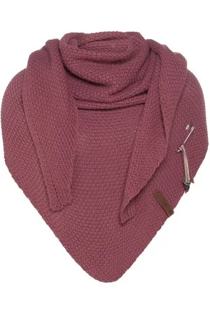 Knit Factory Schal Coco Dreiecksschals 190x85 cm Glatt Rot, (1-St), Schal Strickschal Umhängetuch Tuch Strickware - Verkäufer: Bettklusiv GmbH