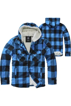 Brandit Outdoorjacke Lumber Check Shirt Hooded - Verkäufer: Bundeswehr und mehr