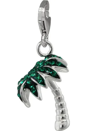 SilberDream Charm-Einhänger Charm 3D Palme Zirkonia, Charmsanhänger 3D Palme, 925 Sterling Silber, Farbe: - Verkäufer: Fit4Style Silberschmuck - IMPPAC