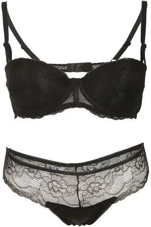 familytrends Set: Push-up-BH (mit Hüftslip) mit Push Up-BH und Slip
